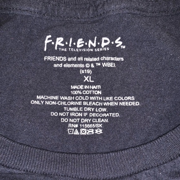 Black Friends T-shirt - woman’s cut - XL - Picture 3 of 4